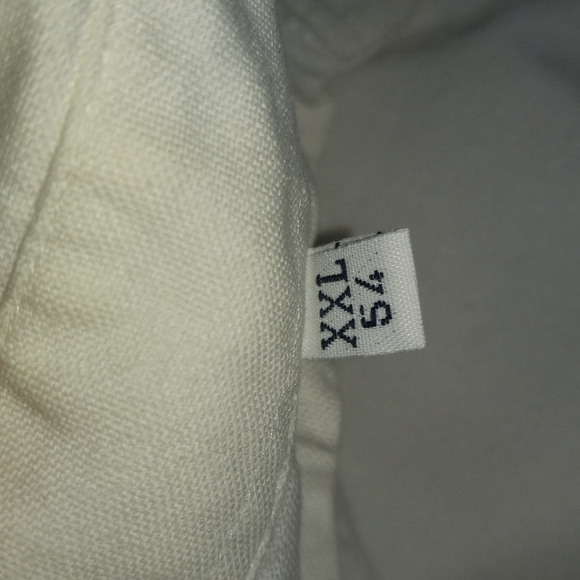 Valentino Jeans white long sleeve button down side XXL / 54 - Picture 3 of 8